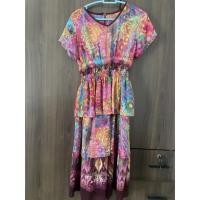 ราคา ชุดเดรสยาวขนมชั้นมือสอง (11022348659)