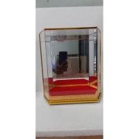 ราคา ตู้กระจกครอบพระขนาด9.5×5.5×12นิ้วหกเหลี่ยมกระจกเงา (3249401272)