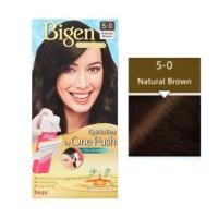 ราคา Bigen cream color quick & easy by one push บีเง็น ยาย้อมผม ครีมย้อมผม วันพุช มีเบอร์เดียวคือเบอร์5 สีน้ำตาลธรรมชาติ (4577662059)