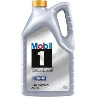 ราคา น้ำมันเครื่อง Mobil1 โมบิล 1 เทอร์โบ ดีเซล 5W-40 สังเคราะห์แท้ ขนาด 6 ลิตร (1625901313)