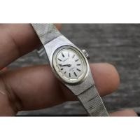 ราคา นาฬิกา Vintage มือสองญี่ปุ่น Seiko Hi Beat 1120 7000 White Dial ผู้หญิง ระบบ ไขลาน รูปไข่ 17มม ของแท้ (29708141027)