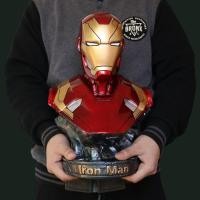 ราคา 35 ซม. Iron Man Model MK46 Bust Avengers 4 Marvel Film and TV ANIME เครื่องประดับรูปอุปกรณ์ต่อพ่วง (44402280998)