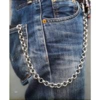 ราคา โซ่กระเป๋าสตางค์ผู้ชาย STEEL สีขาว (29292215271)