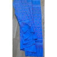 ราคา ผ้าไหมมัดหมี่ไทย2ตะกอ ทอมือแท้100%(A-23) (24172535161)