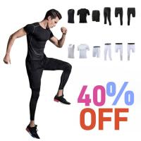 ราคา กางเกงระบายความร้อนสําหรับฝึกซ้อมฟุตบอลชาย Gym Pro Combat, เสื้อบอดี้ความร้อนสําหรับผู้ชาย GYM SHARK, เสื้อยืดผู้ชายแขนยาวคุณภาพสูง (27603745973)