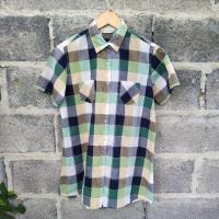 ราคา เสื้อเชิ๊ตแบรนด์ญี่ปุ่น Bricks House Short Sleeve Green Plaid by Tokyo shirt (20892315408)