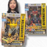 ราคา ส่งเร็ว มีของแถม หุ่นยนต์ Transformer ทรานฟอร์เมอร์ มีเสียง มีไฟ กล่องใหญ่ ขนาดความสูง 35 ซม. Optimus Prime Bumblebee (40365175998)