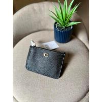 ราคา Coach Shop Mini Skinny Id Case ใส่บัตร ใส่เหรียญ พวงกุญแจ สีดำ มือ1 (ป้ายราคาหาย ) (28401176865)