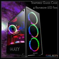 ราคา ATX Case (NP) ITSONAS Galaxy Rainbow (Black) (5952922154)