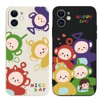 ราคา สําหรับ iQOO 5 Pro Z1 U1X U3 U3X U1 iQOO Neo 5 3 ขอบตรงเคสโทรศัพท์มีความสุขการ์ตูนน่ารัก Teletubbies กันกระแทก Anti-fall ปกอ่อน (40800837687)