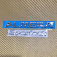 ราคา โลโก้ ALMERA Sportech ติดท้าย Nissan ราคาต่อชิ้น (17871560024)