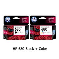 ราคา ตลับหมึก HP 680 Original Ink Advantage Cartridge (Tri-color/Black) (23562950583)