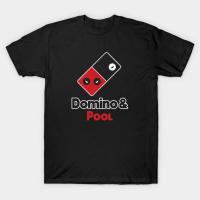 ราคา เสื้อยืด Vintage Domino and Pool T-Shirt แท้ Cotton 100% หลวม ต้านทานรอยยับ หนาๆ เกาหลี oversize (43815187965)