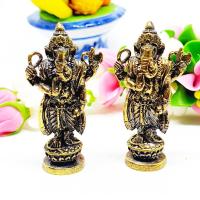 ราคา พระพิฆเนศปางยืนขจัดอุปสรรค เนื้อทองเหลือง ประมาณ3ซม.บูชาเสริมโชคลาภอำนาจบารมีมีชัยชนะเหนือศัตรู (10679752184)
