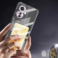 ราคา เคสโทรศัพท์ซิลิโคน TPU ใส แบบนิ่ม พร้อมกระเป๋าใส่บัตร สําหรับ OPPO Reno11 F Pro A79 A18 4G 5G Reno11Pro 11Pro Reno11F Reno 11 11F (25916456236)