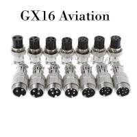 ราคา หัวแจ็คคอนเนคเตอร์เหล็กGx16 Aviation Male Connector Female Plug 2/3/4/5/6/7/8/9 Pin (8461255255)