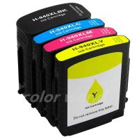 ราคา [สต็อกประเทศไทย]A set of 4 pieces of 940XL BK C M Y ink cartridge set 940 XL, suitable for HP Officejet Pro 8000 850 (3005936507)