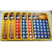 ราคา เหรียญกษาปณ์ 5 บาท หมุนเวียน ในรัชกาลที่ 9 เหรียญผ่านใช้ + ไม่ผ่านใช้ (ราคาต่อแผง) (24837648949)