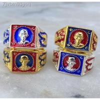 ราคา ❈▩✳แหวนหลวงพ่อรวยลงยา เฮงๆรวยๆ (12504947088)