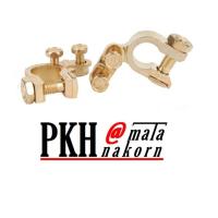 ราคา ขั้วแบตเตอรี่ ทองเหลืองแท้ ยี่ห้อ Eagle One แข็งแรงทนทานไม่ขึ้นขี้สนิม1คู่ ขั้วบวกลบ (1693053917)