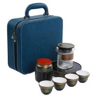 ราคา สิ่งโบราณ ถ้า ฟู ชุดน้ําชาเดินทางครัวเรือนฝาครอบแก้วชามรถกาน้ําชาเซรามิกกระเป๋าผ้าแบบพกพา เร็ว ถ้วย (41922590588)