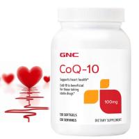 ราคา 120 Capsules GNC Coenzyme Q10 Heart Health 100mg Soft Capsule โคเอนไซม์ Q10 สุขภาพหัวใจ แคปซูลอ่อน (7324130164)