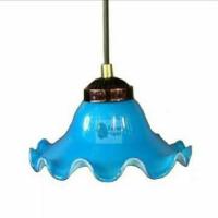 ราคา โคมไฟแก้วห้อยสีฟ้าขั้วE27 (6077921241)