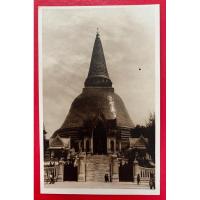 ราคา รูปถ่ายเก่าแท้ ด้านหลังโปสการ์ด พระปฐมเจดีย์ วัดพระปฐมเจดีย์ราชวรมหาวิหาร จ.นครปฐม สำหรับบูชาและสะสม (24961146784)
