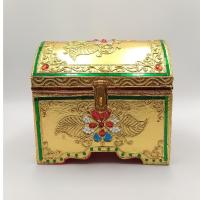 ราคา หีบไม้ กล่องไม้ ปิดทอง กำปั่น เดินเส้นล้านนา กล่องสมบัติใส่พระ ฝาโค้ง (23119617770)