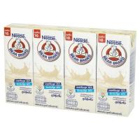ราคา (แพ็ค 4) Nestle Bear Brand UHT Milk Plain Flavored นมตราหมี ผลิตภัณฑ์นทยูเอชที รสจืด 180 มล. (8513929725)