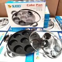 ราคา 12 หลุม 7 หลุม mini martabak แม่พิมพ์/แพนเค้ก/แม่พิมพ์เค้กกระทะ/แม่พิมพ์กลมแบน surabi SUGGO Q2 HAPPY FUN HAPPY CALL/กระทะเค้กไม่ติด (40421533033)