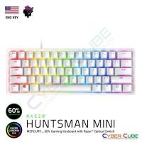 ราคา Razer Huntsman Mini Mercury White Edition 60% Gaming Keyboard - Clicky Optical Switch (Purple) - EN (25687782528)