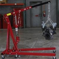 ราคา เครนยกเครื่อง 2 ตัน เครนยกของ ที่ยกเครื่องยนต์ ที่ยกของ Hydraulic Crane 2 Ton / Shop Crane รถเครนเครื่องยนต์หนัก 2 ตัน (12498716317)