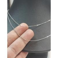 ราคา 18Kสร้อยคอทองคำขาวลายกูชชี่อิตาลี (27922917811)