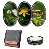 ราคา Walkingway Macro Close Up Filter Dslr Camera Lens Filter 37/40.5/49/52/55/58/62/67/72/77/82mm for canon sony nikon dslr (28320182341)