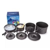 ราคา DS-500 Outdoor Camping Cooking Set DS500 / SY500 ชุดหม้อสนามแคมป์ปิ้งสำหรับ5-6คน (ชุดใหญ่) ชุดหม้อตั้งแคมป์ ชุดหม้อ (8103398616)