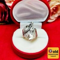 ราคา แหวนเงินแท้ลงยาลายขนนก เสริมบารมี มงคล โชคลาภ ความรัก ใช้ได้ทุกโอกาส กันน้ำ ใส่อาบน้ำได้ (41365256956)