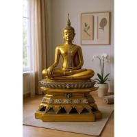 ราคา รูปหล่อ หลวงพ่อพระใส วัดโพธิ์ชัย ปี 2509 หน้าตัก12นิ้ว เนื้อทองเหลือง (41713101890)