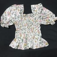 ราคา เสื้อครอป แขนตุ๊กตา ลายดอกไม้น่ารักมาก (4642729072)