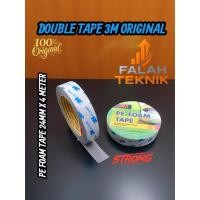ราคา Double Tape 3M Original Double Tape Foam 24 mm x 4 เมตร Pe Foam Tape (43518504218)