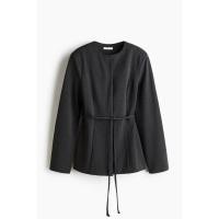 ราคา H&M(เอชแอนด์เอ็ม) เบลเซอร์ผ้าพอนเต้ ดิ โรม่า พร้อมเข็มขัด Women Belted Ponte di Roma blazer 1310146_1 (42370641550)