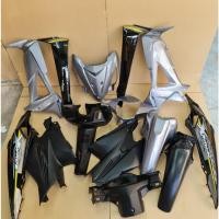 ราคา ชุดสี wave100x wave125x สีเทาดำ เฟรมรถ เวฟ100x (20294638644)