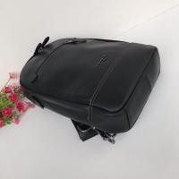 ราคา กระเป๋าเป้สะพายหลังลำลองสำหรับผู้ชายหนังสีดำ (28804756508)