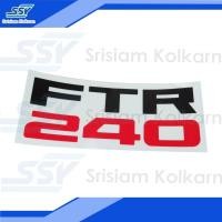 ราคา สติกเกอร์แผงหน้า FTR240/6ล้อ แท้ตรีเพชร "FTR~240" ( 8-97924300-T ) [48309622] ( 1 แผ่น ) (10786335835)