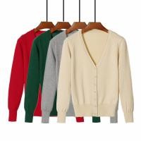 ราคา เสื้อโค้ทถักและคาร์ดิแกนผู้หญิง เข้ารูปแบบชาแนล สีทึบ พร้อมผ้าคลุมไหล่ เหมาะสำหรับฤดูใบไม้ผลิ (28941899769)