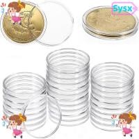 ราคา SYSX แคปซูลเหรียญอะคริลิค, แคปซูลใส่เหรียญพลาสติก, กล่องสะสมเหรียญ ตลับใส่เหรียญ ที่ใส่บ้าน (40367071284)