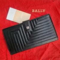 ราคา กระเป๋าสตางค์ Bally แบรนด์หรู หนังสีดำมือสองของแท้ สภาพสวยมาพร้อมแคร์การ์ด (18834222558)