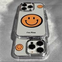 ราคา เคสโทรศัพท์รูปหน้ายิ้มสีเหลือง for iphone 11 12 13 14 15 16 Pro MAX 14 15 Plus X XR XSMAX 7Plus SE เคสโทรศัพท์กรอบโลหะ (25143173366)