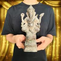 ราคา พระพิฆเนศทรงหนู งานเก่าศิลปะละโว้ (กว้าง3นิ้ว สูง8นิ้ว)เป็นงานเก่าเนื้อโลหะสำริดบูชาเสริมสำเร็จอำนาจโชคลาภบารมี H (21832018838)