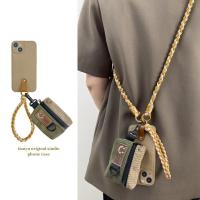 ราคา กระเป๋าใส่เหรียญย้อนยุคเชือกเส้นเล็กโทรศัพท์มือถือเหมาะสําหรับ แอปเปิล 13มือโปร เคสโทรศัพท์สามารถสายคล้อง กระเป๋าสะพายข้าง ไอโฟน14 ห้อยคอ 14พี (43817921480)